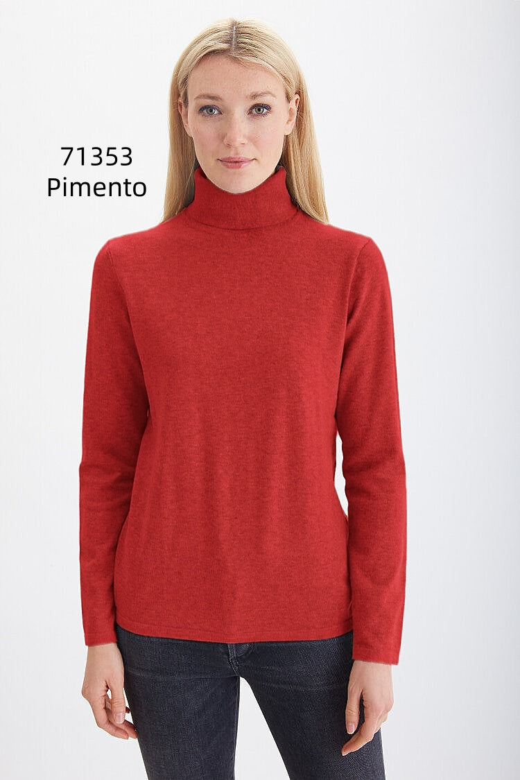 Pima Cotton Long Sleeve Turtleneck  #71353A