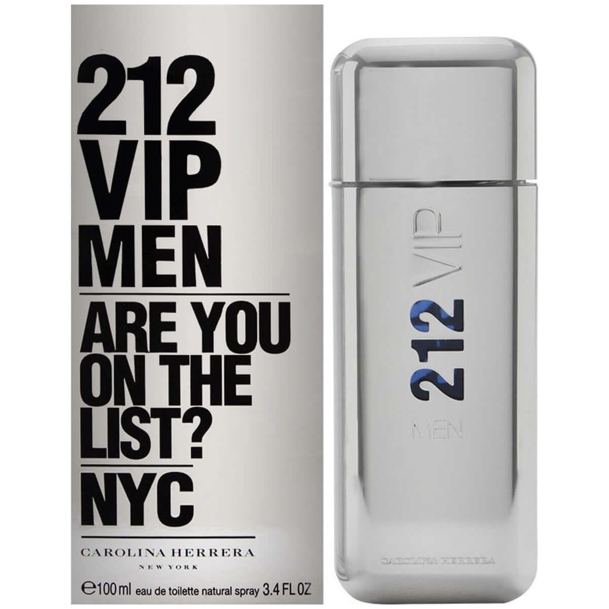Carolina Herrera 212 VIP NYC Men's EDT Spray 3.4 oz