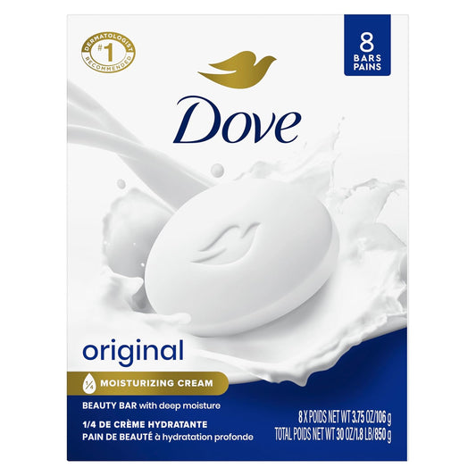 Dove Original Beauty Bar – Moisturizing Cleansing Soap
