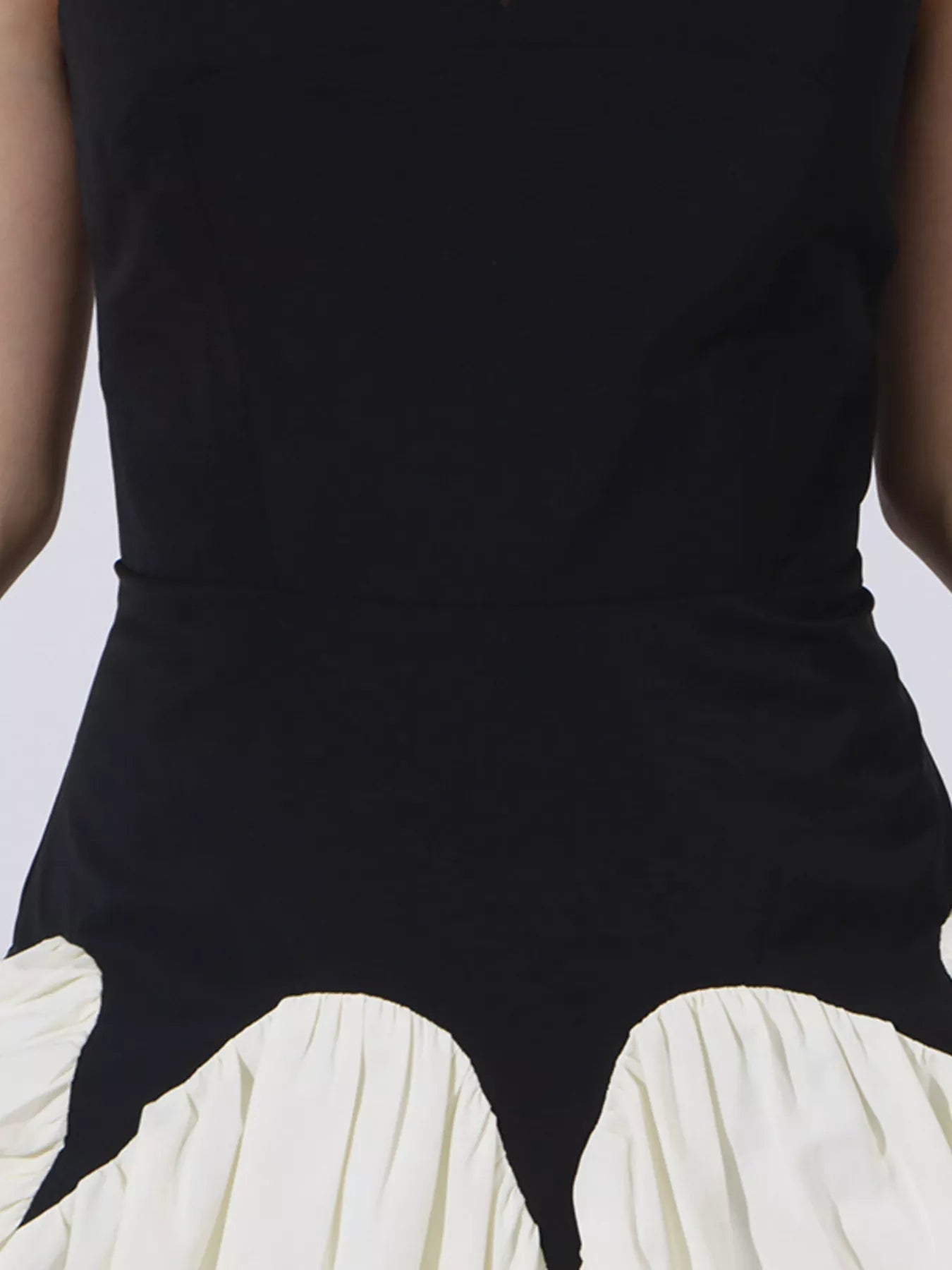 Two Tone Tube Maxi Dress