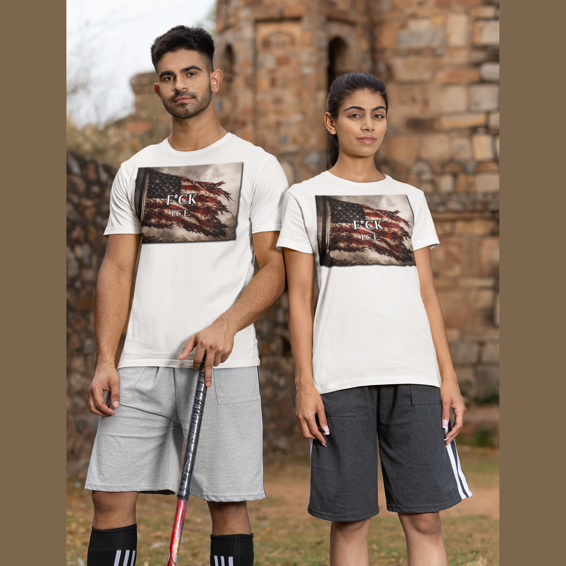 F*CK I.C.E. - Under ArmourⓇ athletic t-shirt