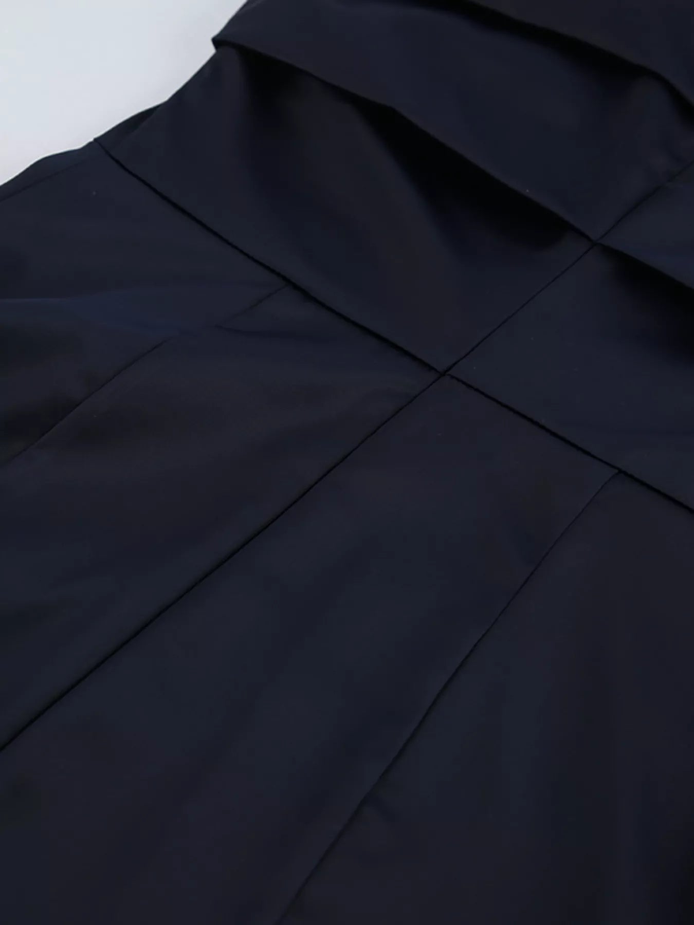 Mock Neck Flounce Sleeve Dress
