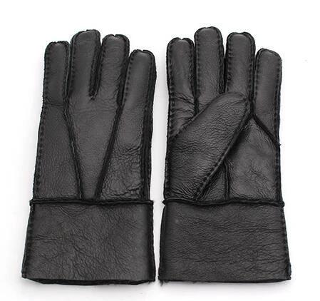 Gentleman's Genuine Sheepskin Shearling Gloves