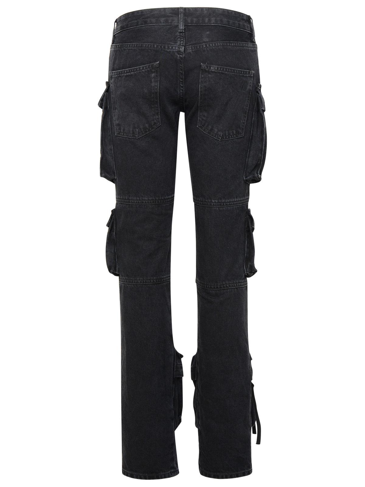The Attico 'Essie' Black Cotton Jeans Women