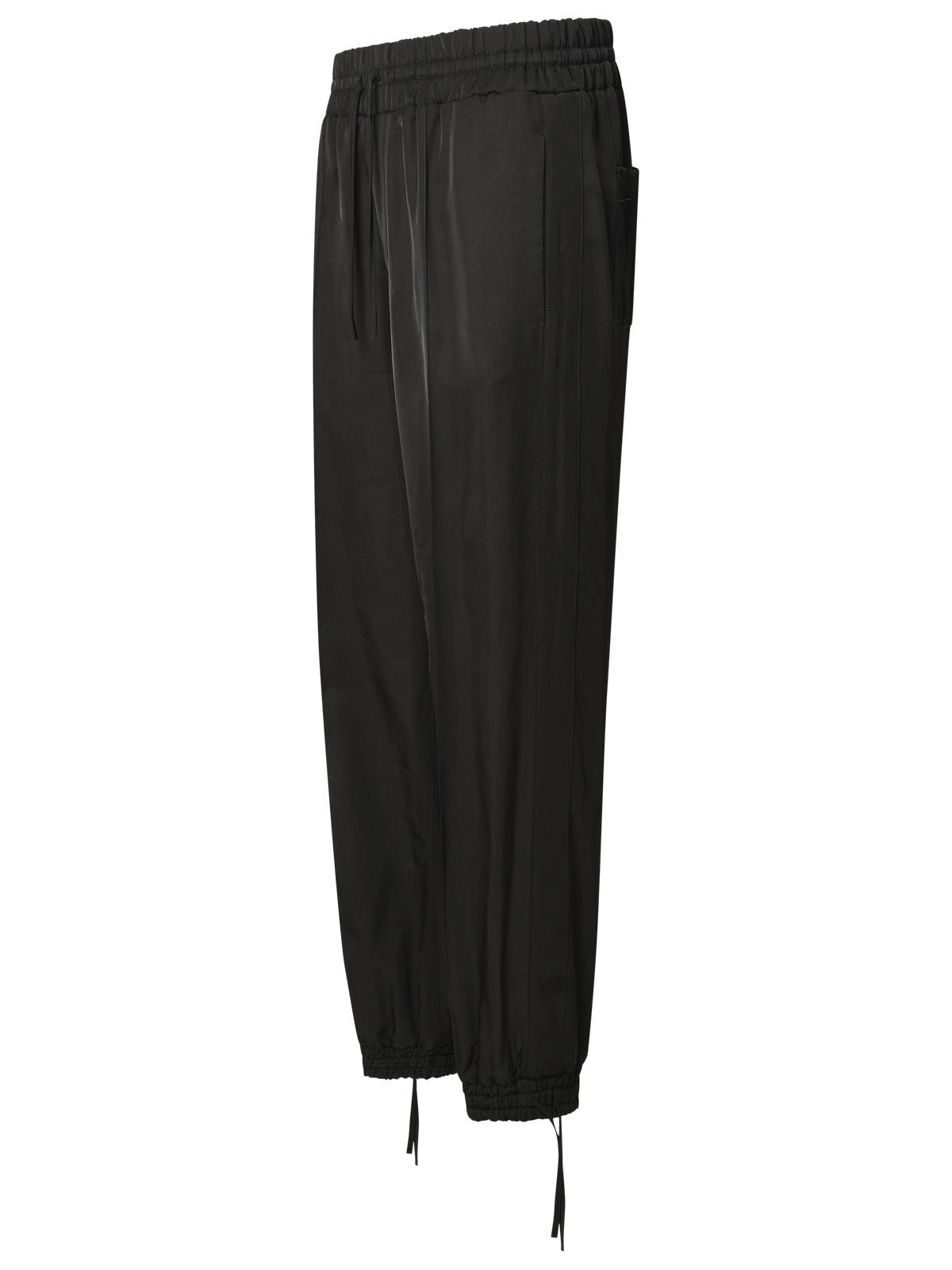 Jil Sander Black Viscose Trousers Women