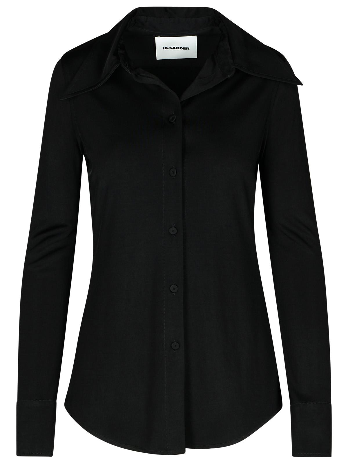 Jil Sander Black Viscose Shirt Women