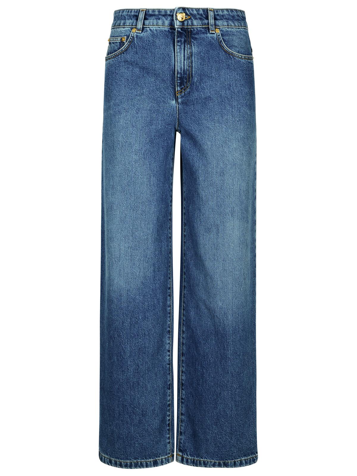 Moschino Blue Cotton Jeans Women
