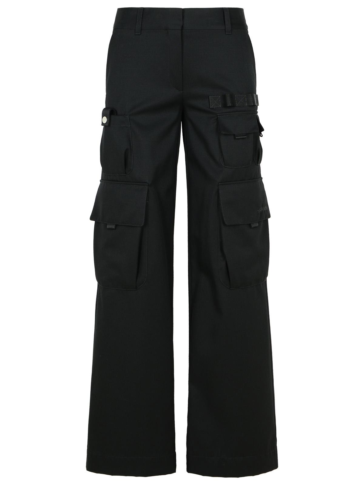 Off-White 'Toy Box' Black Virgin Wool Pants Women