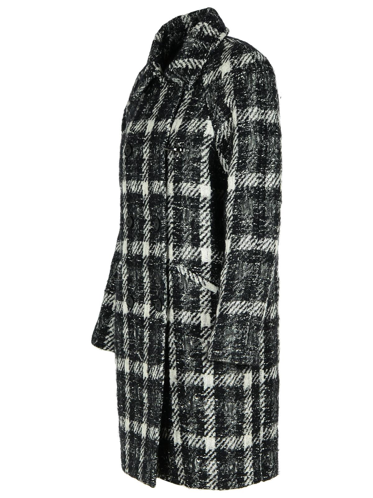 Fay Black Cotton Blend Coat Women