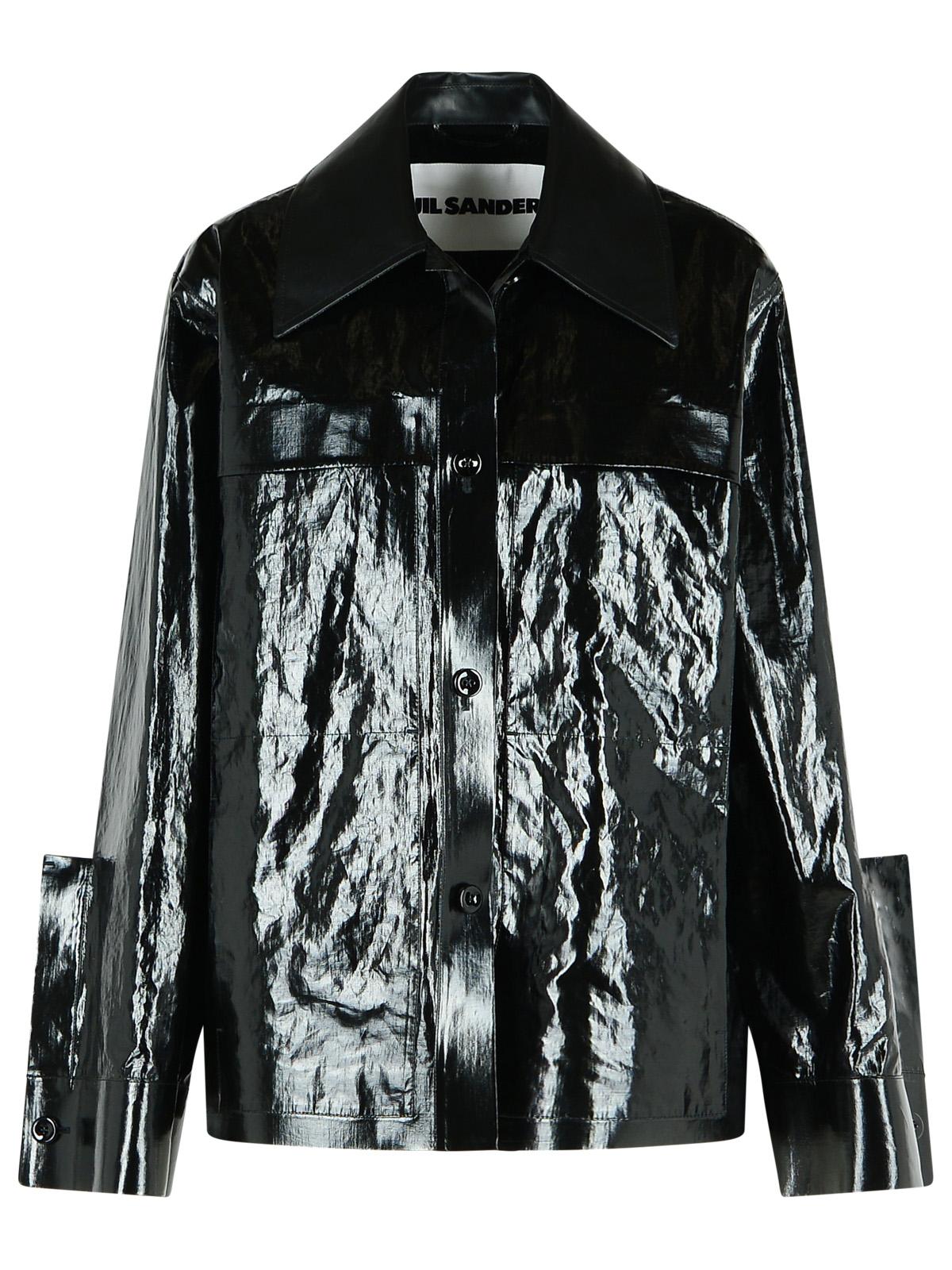 Jil Sander Black Linen Jacket Women