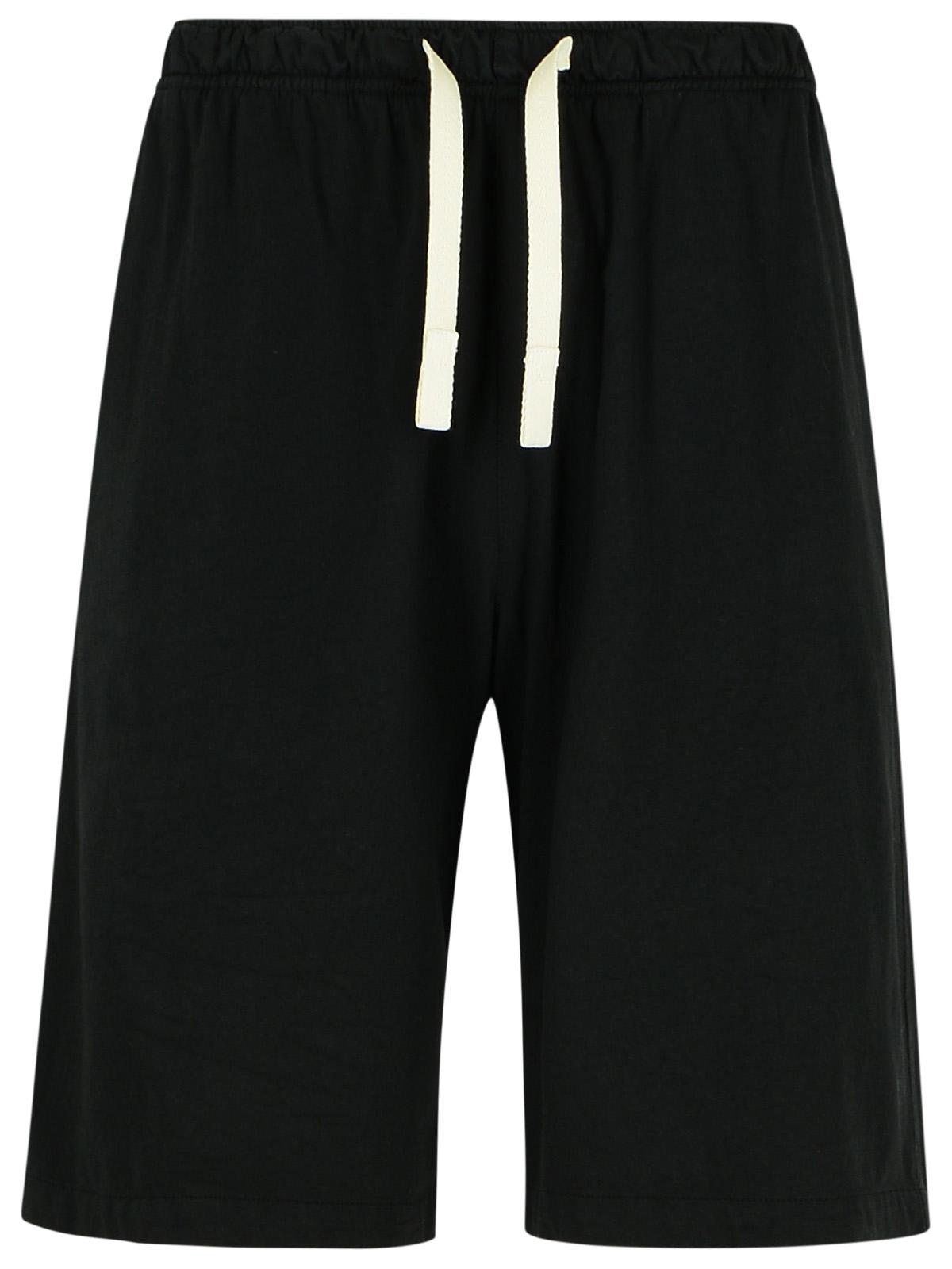 Palm Angels Black Cotton Bermuda Shorts Men