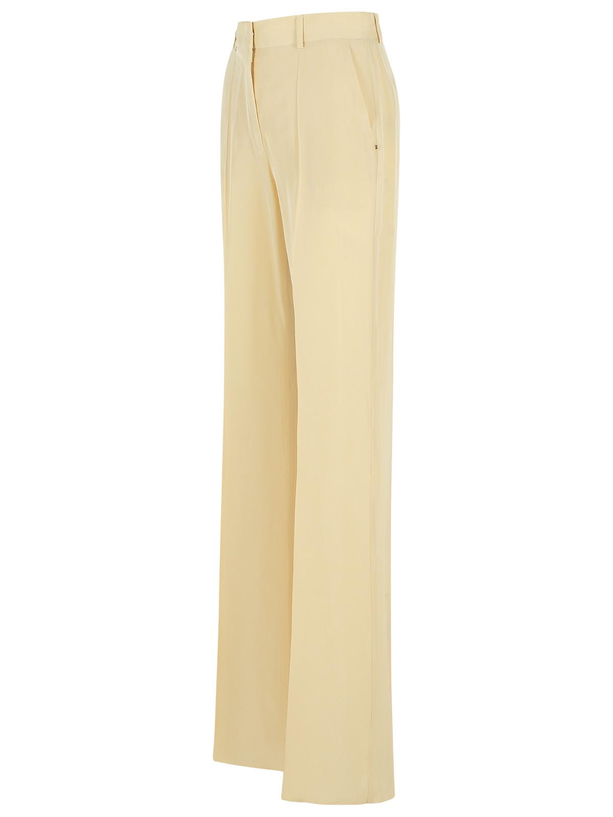 Sportmax 'Orario' Ivory Viscose Trousers Women