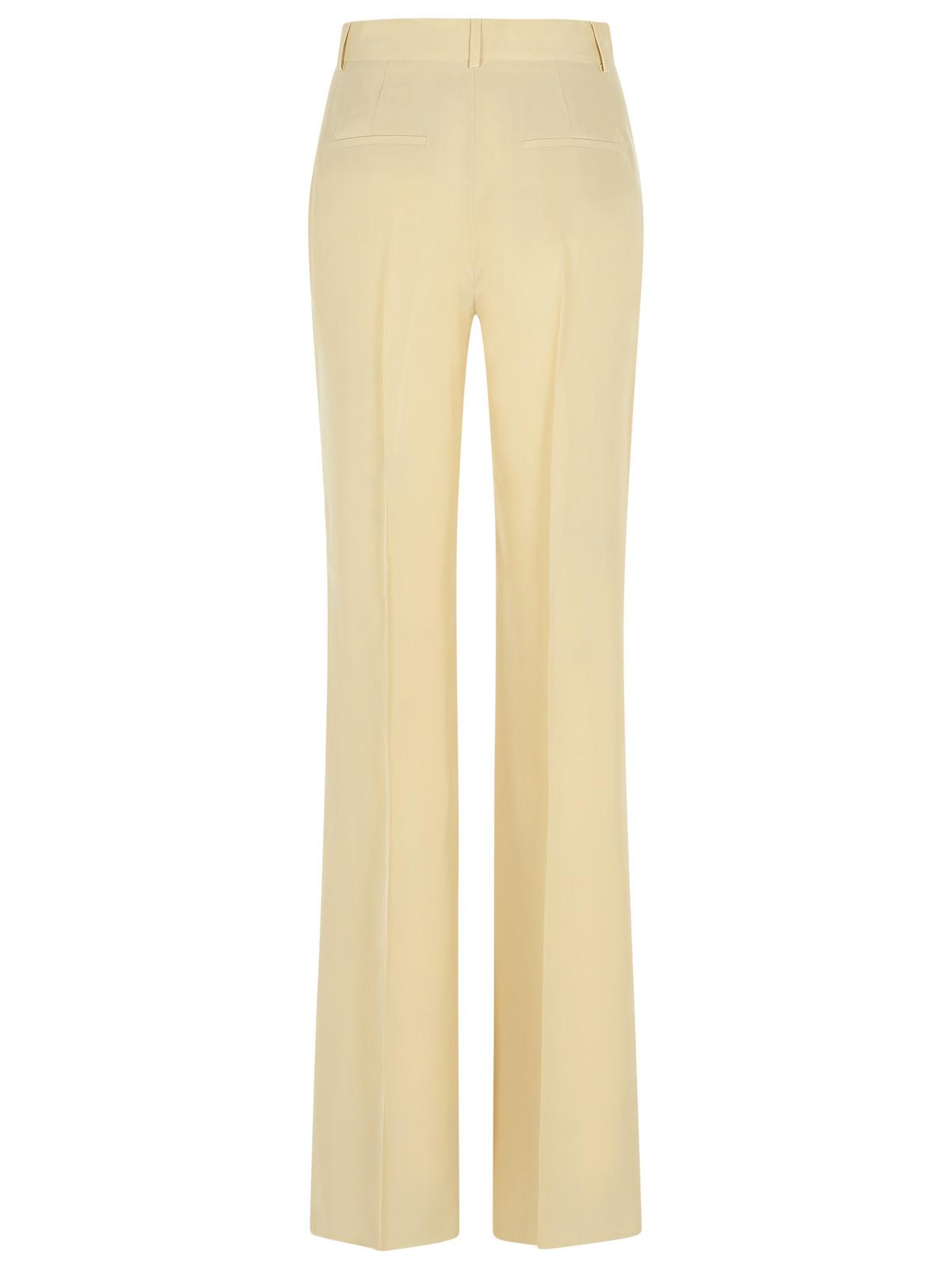 Sportmax 'Orario' Ivory Viscose Trousers Women