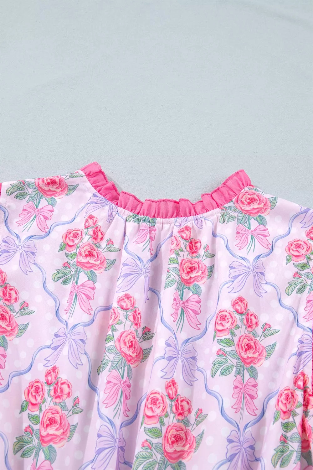 Tiered Ruffles Sleeveless Summer Floral Dress