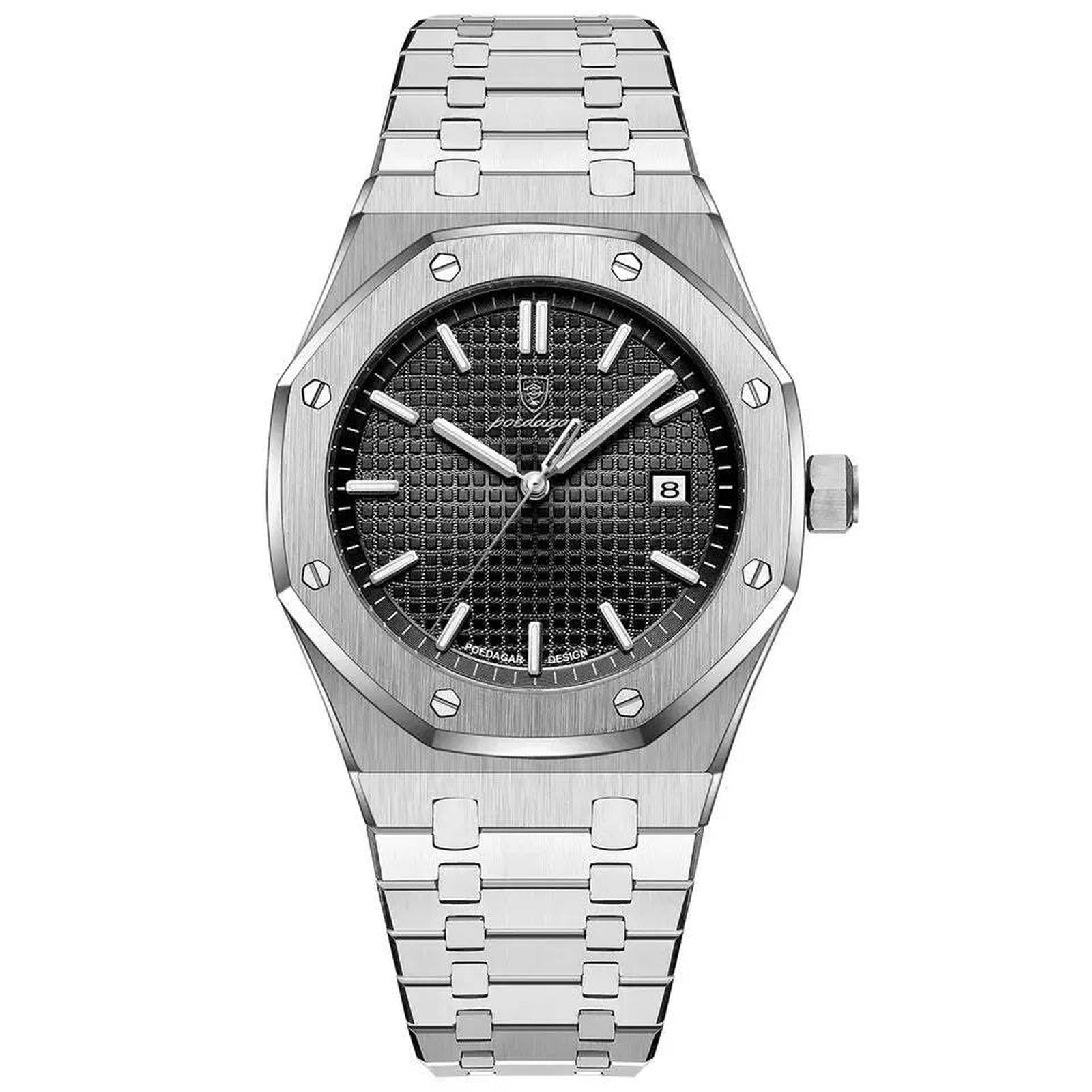 Premium Men's Waterproof Luminous Watch - Elegant Quartz Timepiece
