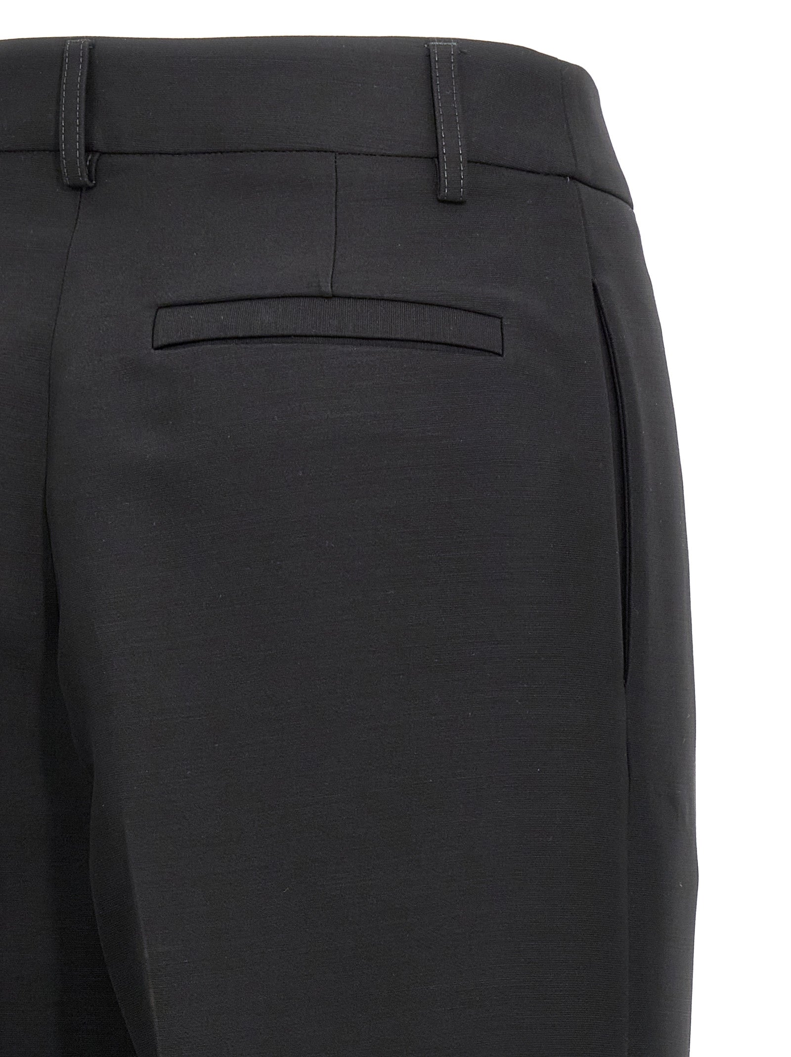 Ferragamo Women Stretched Pleated Trousers