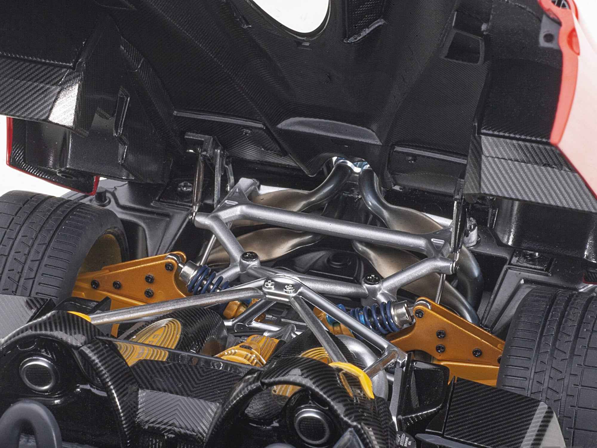 Pagani Huayra Roadster — Rosso Monza & Carbon | 1:18 Scale by AUTOart