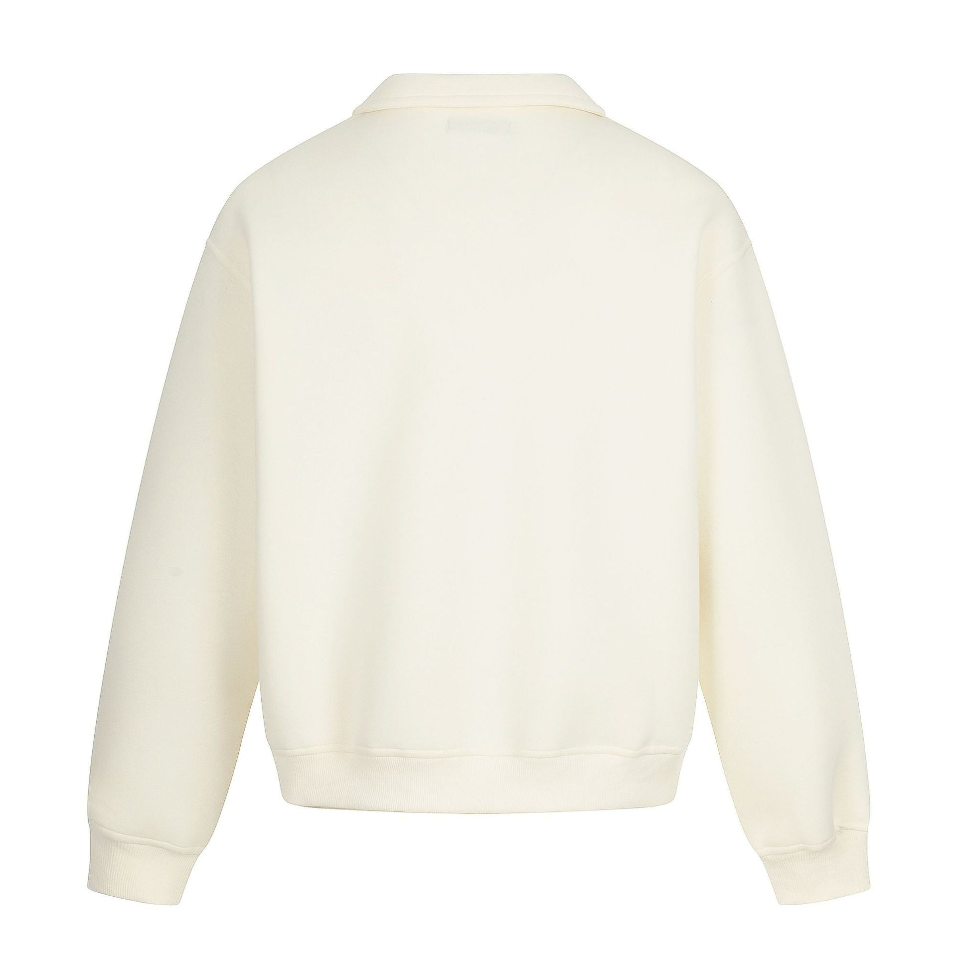 Half-Zip Polo Neck Pullover Hoodie