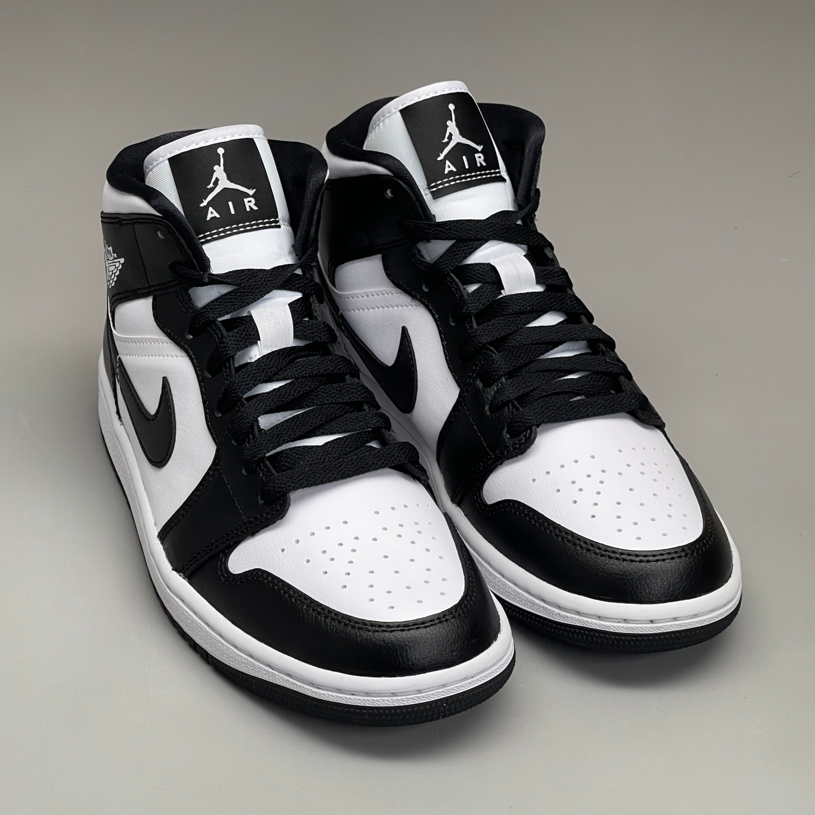 NIKE AIR JORDAN 1 Mid Panda Shoe Women's Sz 9 Black / White DV0991-101 (New)