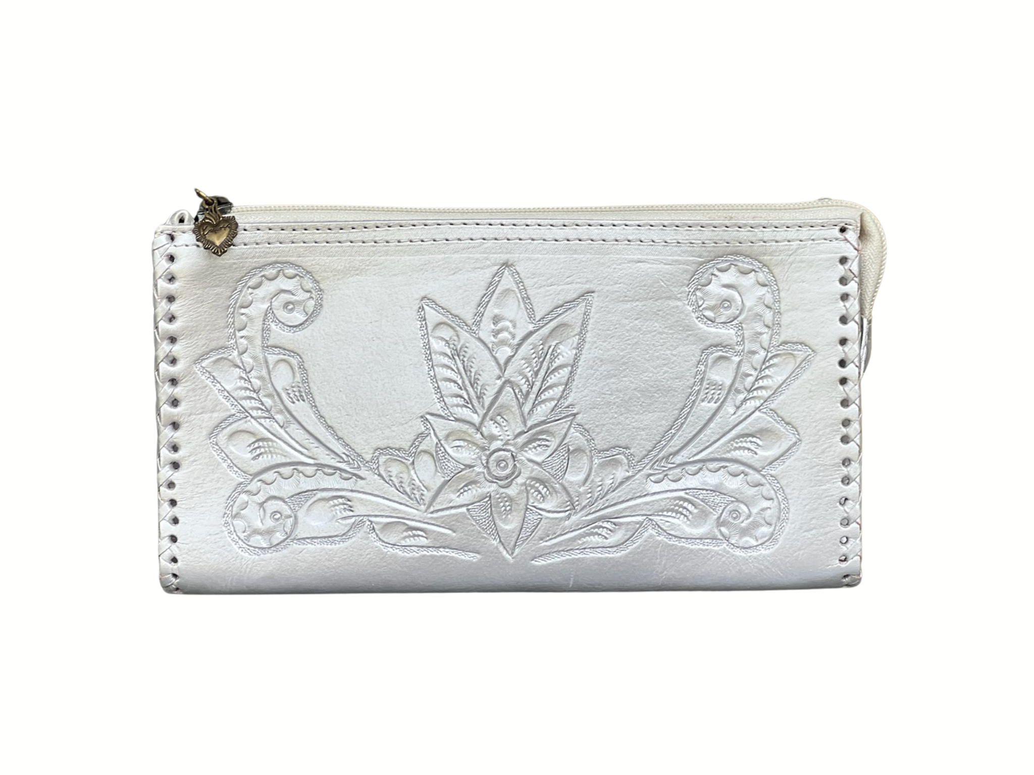 The Ella| Hand-Tooled Leather Clutch & Crossbody