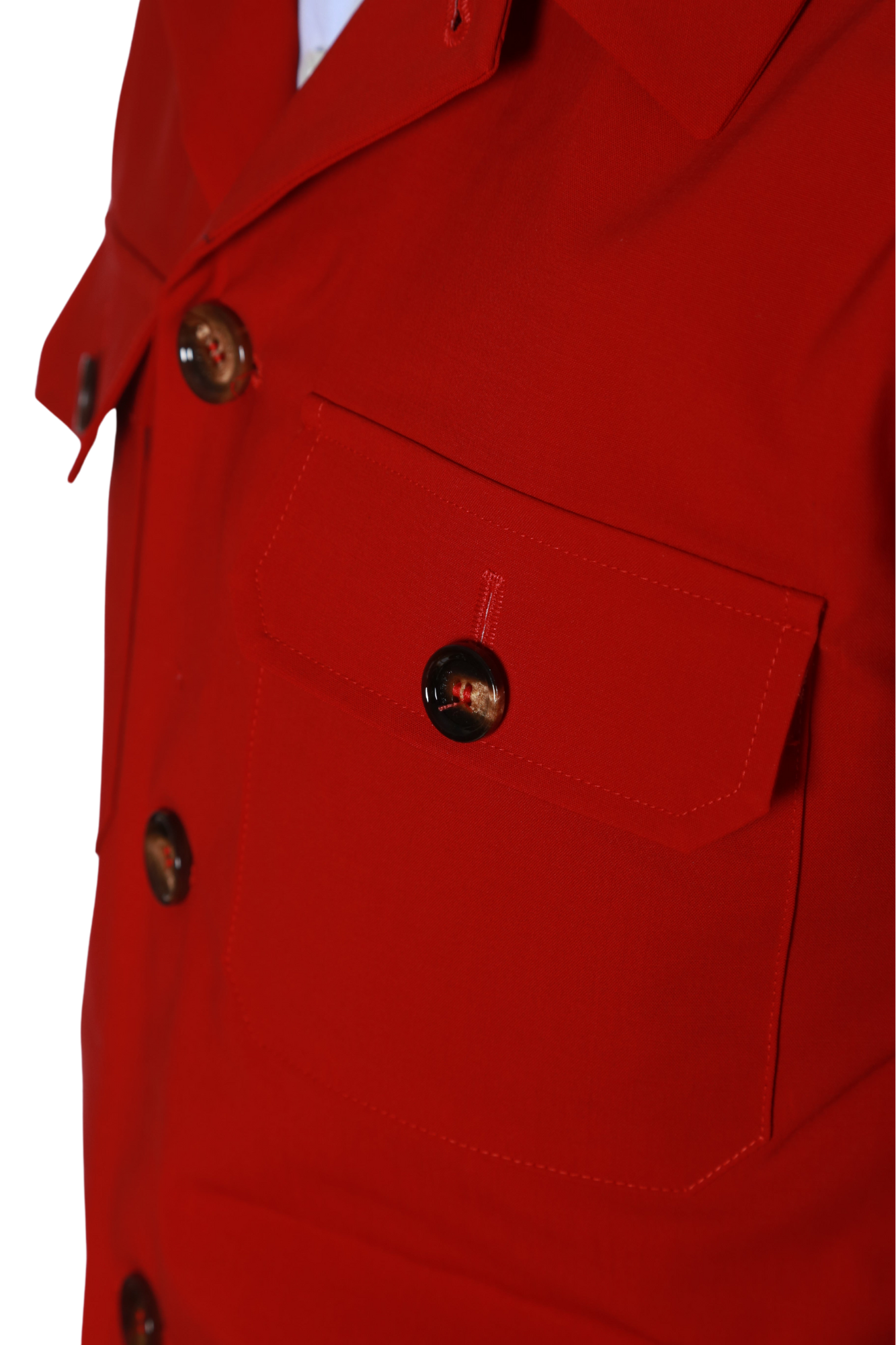 Kired by Kiton Solid Polyester-Wool Jacket