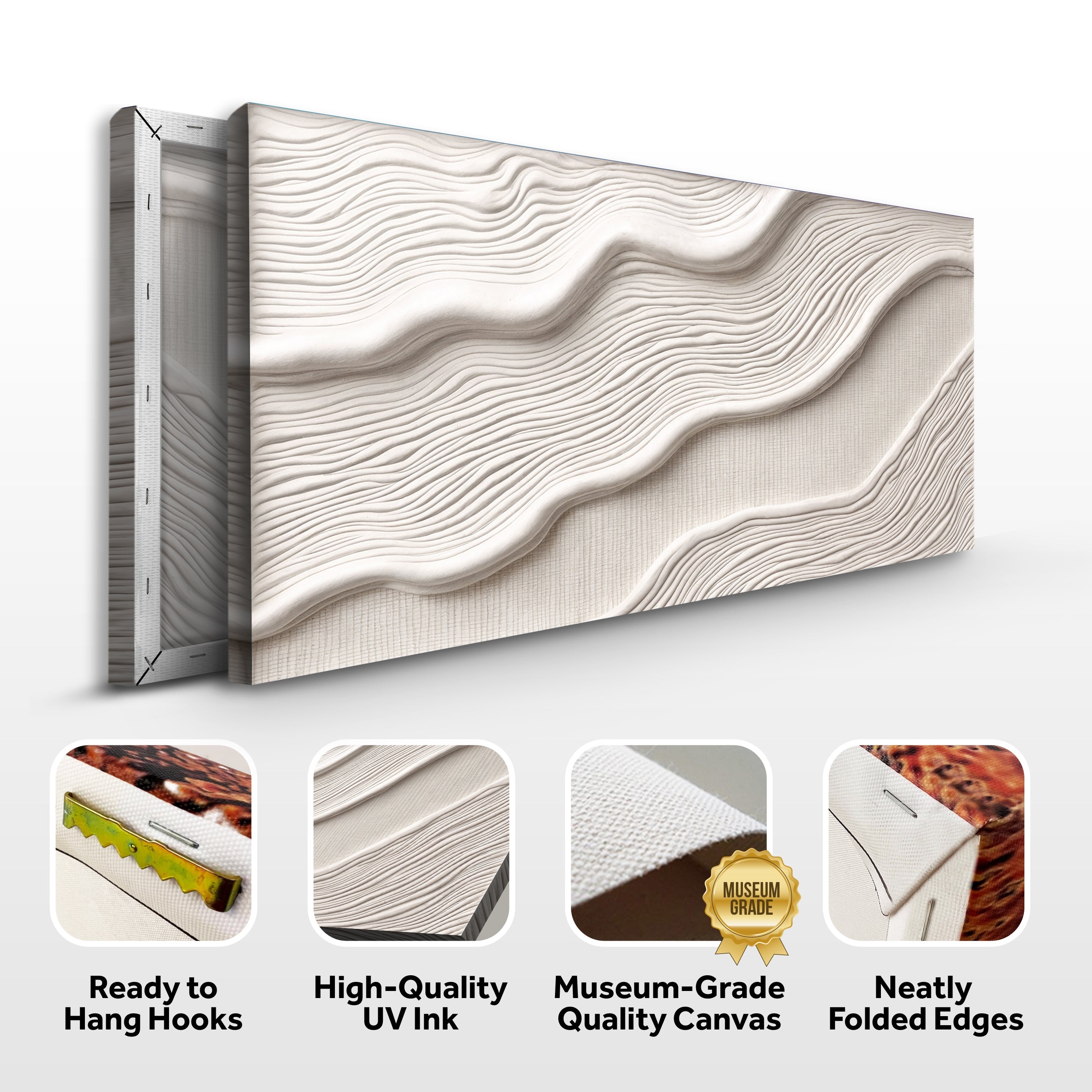 Ivory Abstract Wall Art II