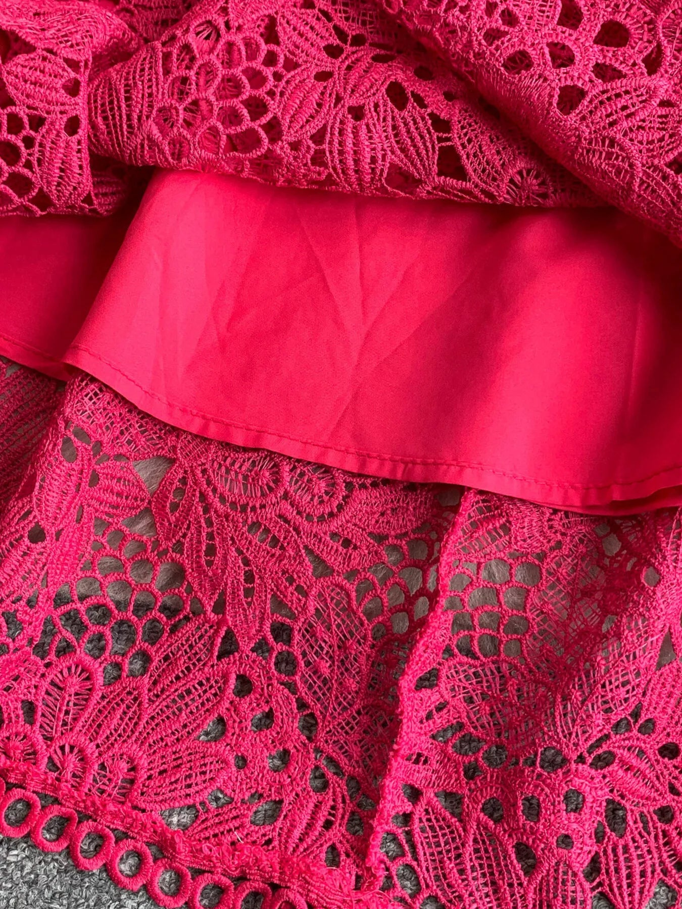 Lace Sleeveless A-Line Dress