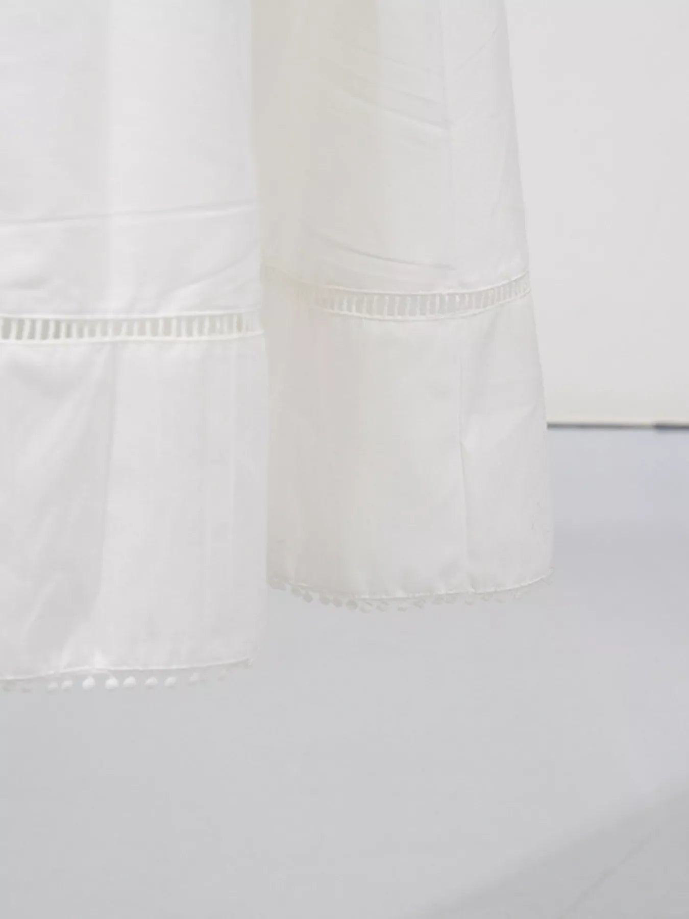 Sleeveless Eyelet Embroidered Button-Down Midi Dress
