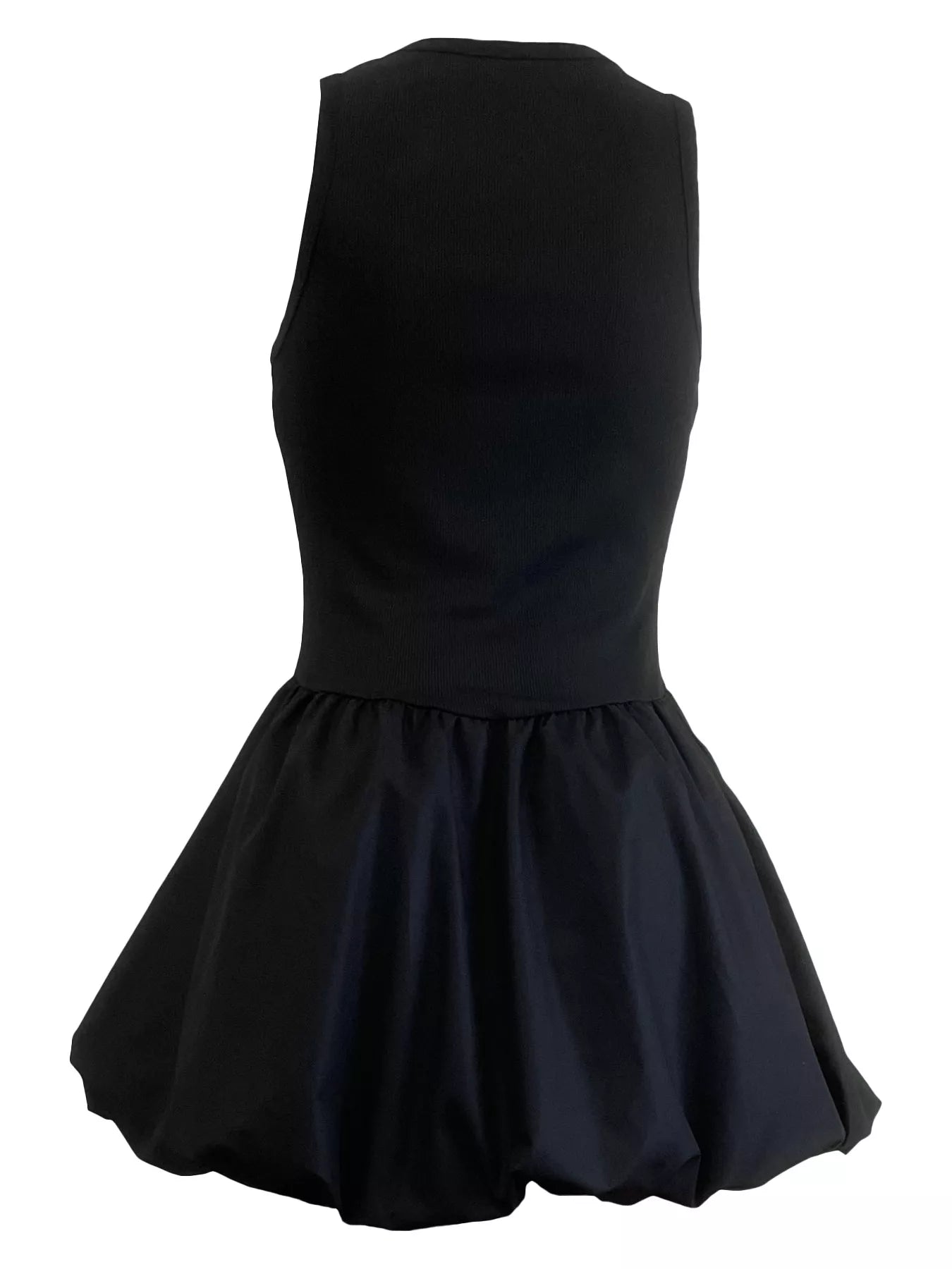 Cut-out Bubble Hem Dress