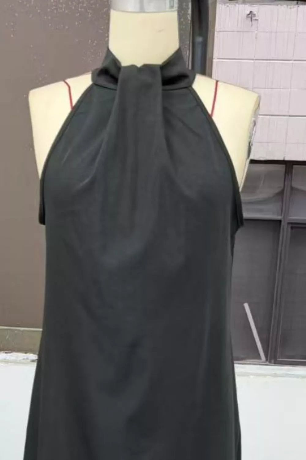 Halter Neck Sleeveless Maxi Dress