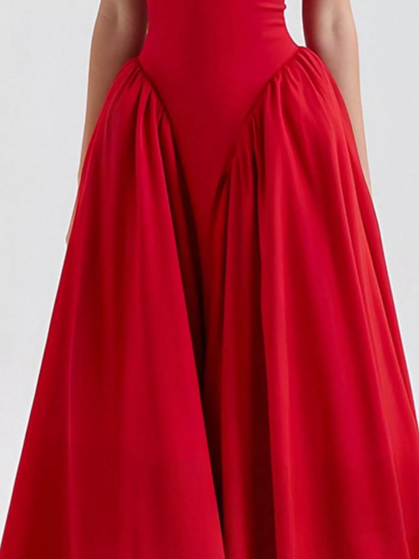Halter Neck Midi Dress with Pockets