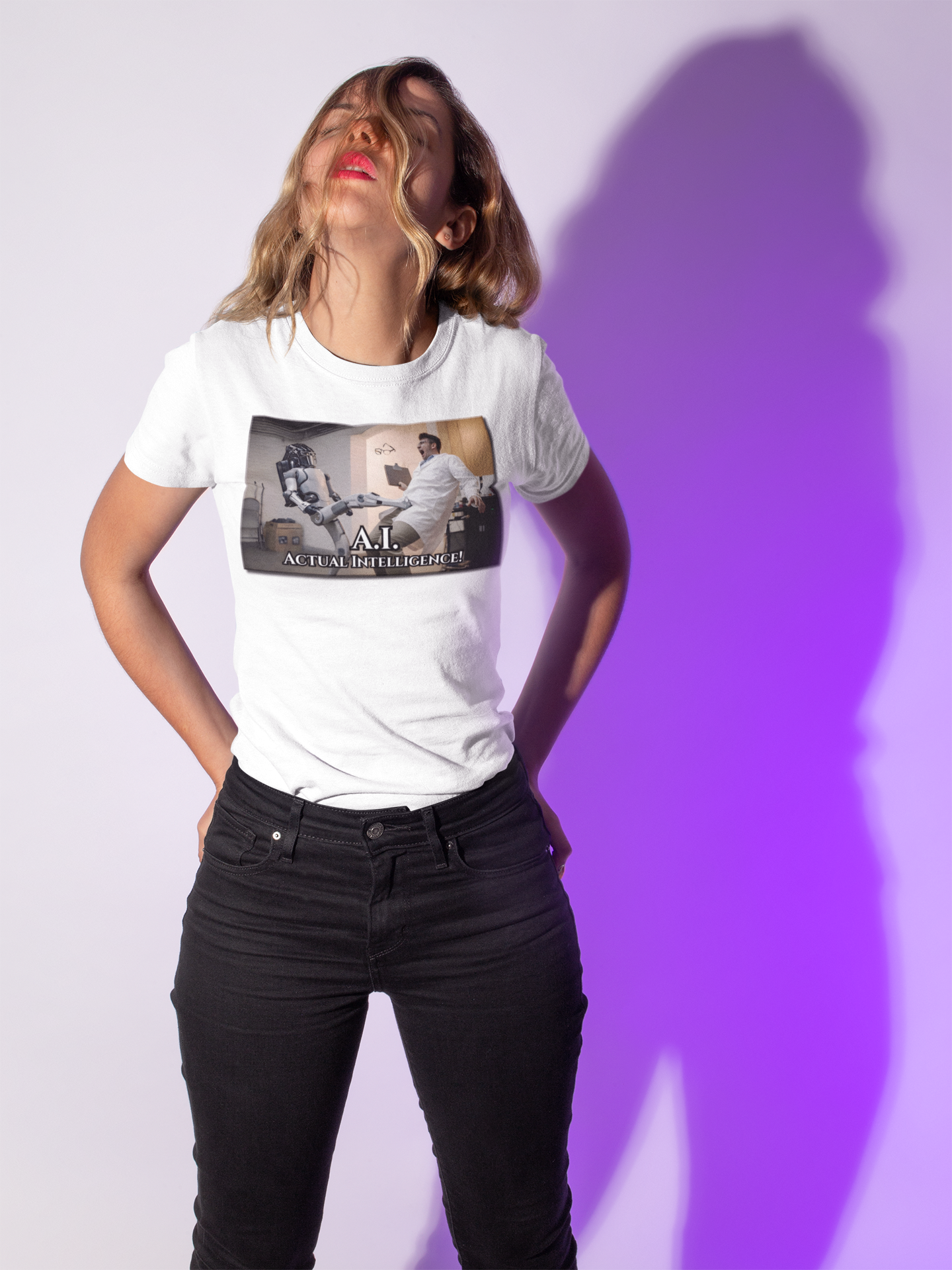 A.I. - Actual Intelligence! - Under ArmourⓇ athletic t-shirt