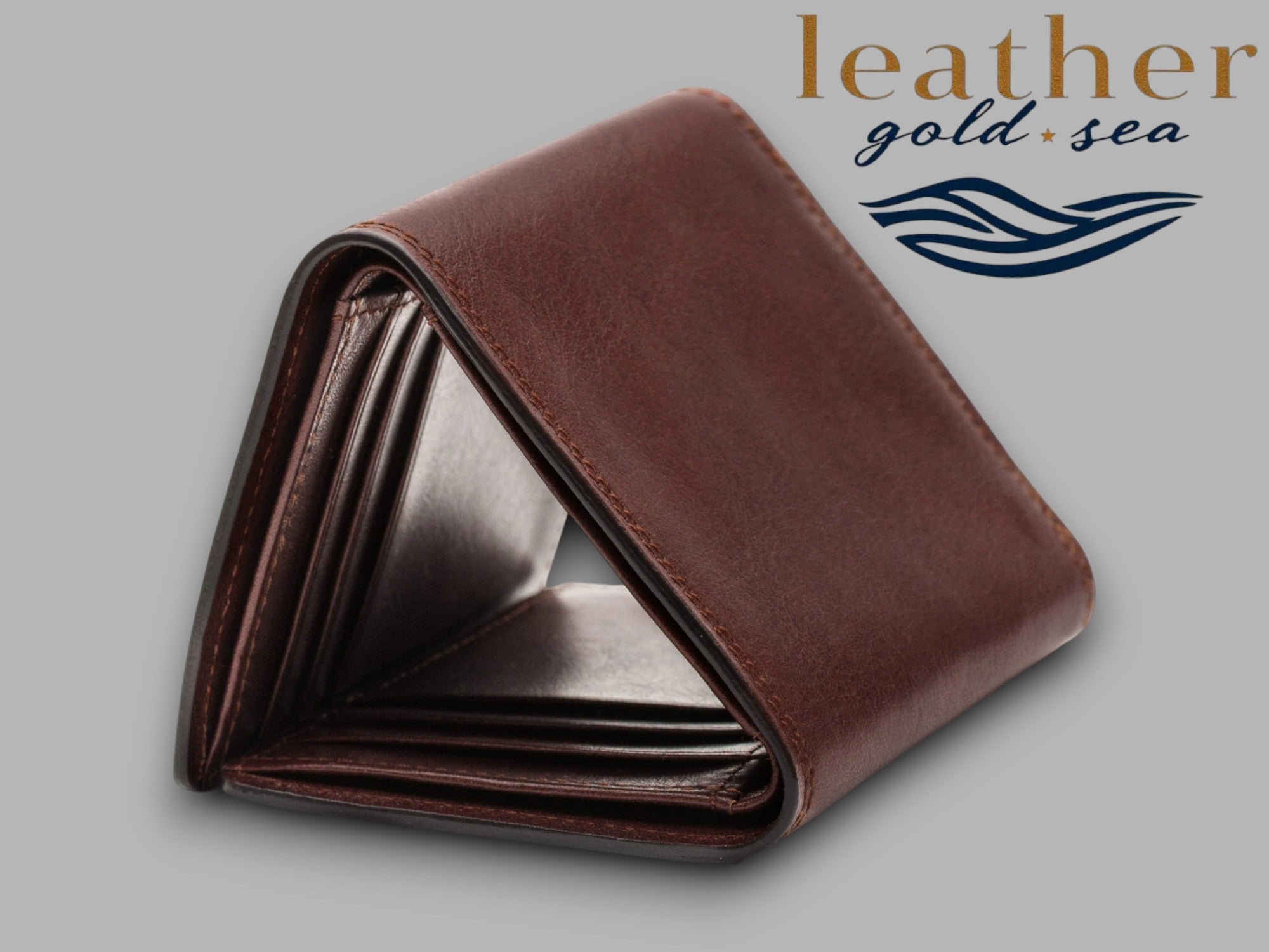 Slim Wallets for Men – Dark Brown | made in usa