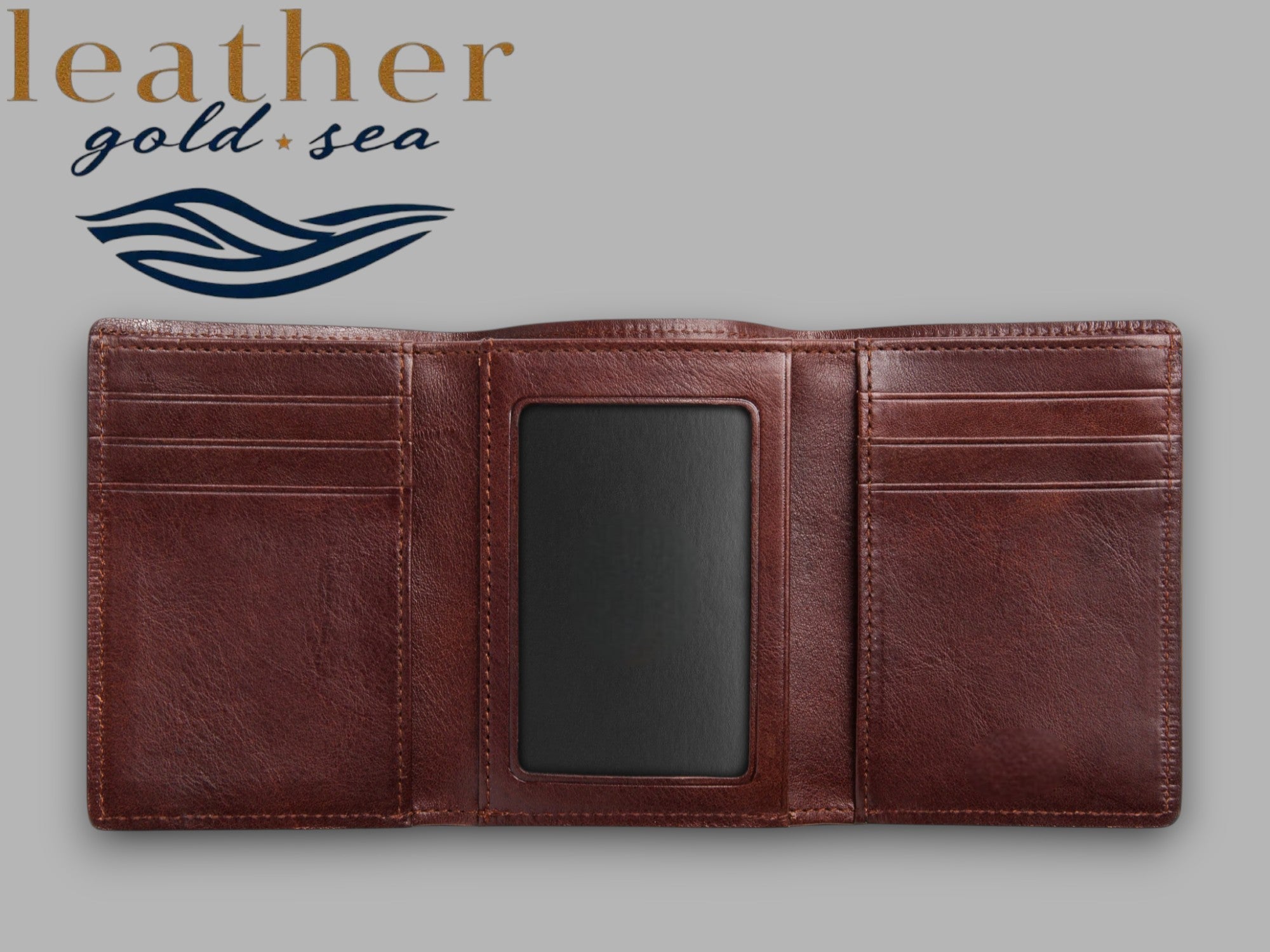 Slim Wallets for Men – Dark Brown | made in usa