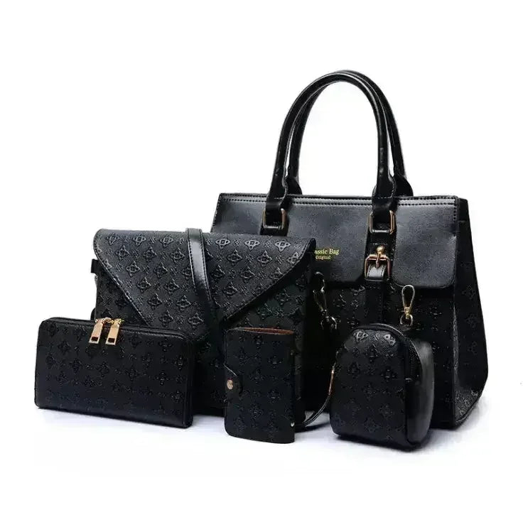 The Maison Set — Luxury PU Leather Handbag Collection for Women