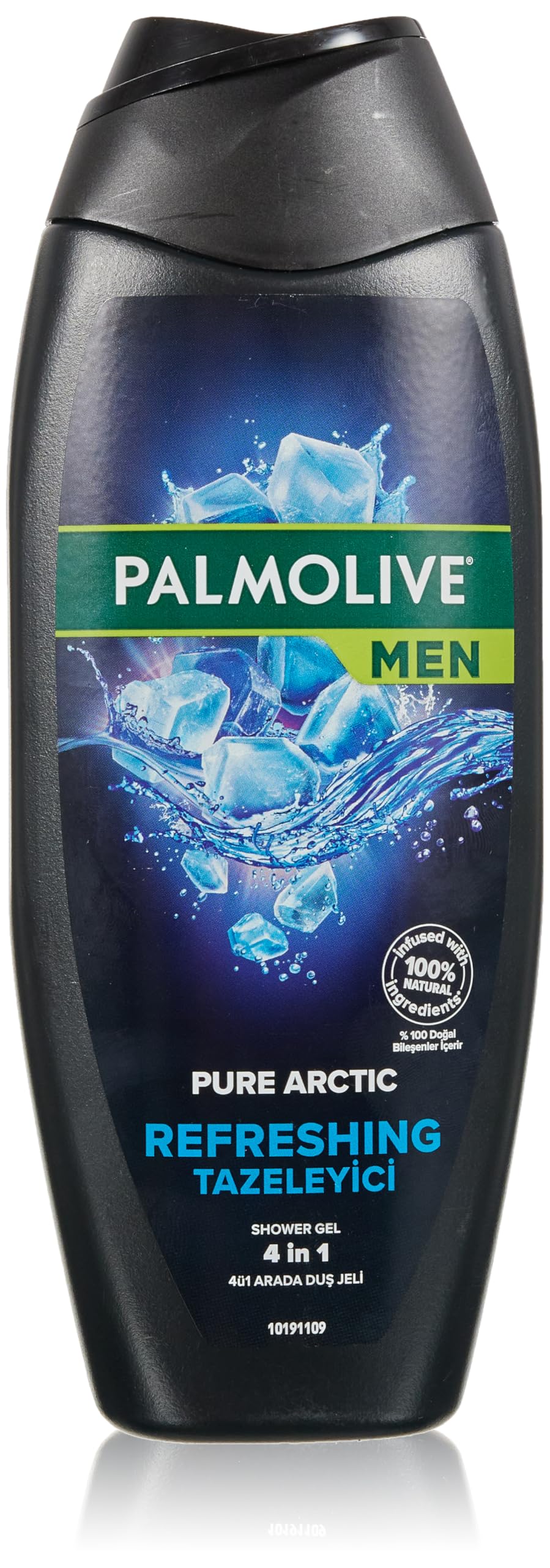 Palmolive Men Pure Arctic Body Wash 500ml - 4-in-1 Formula | Freshness
