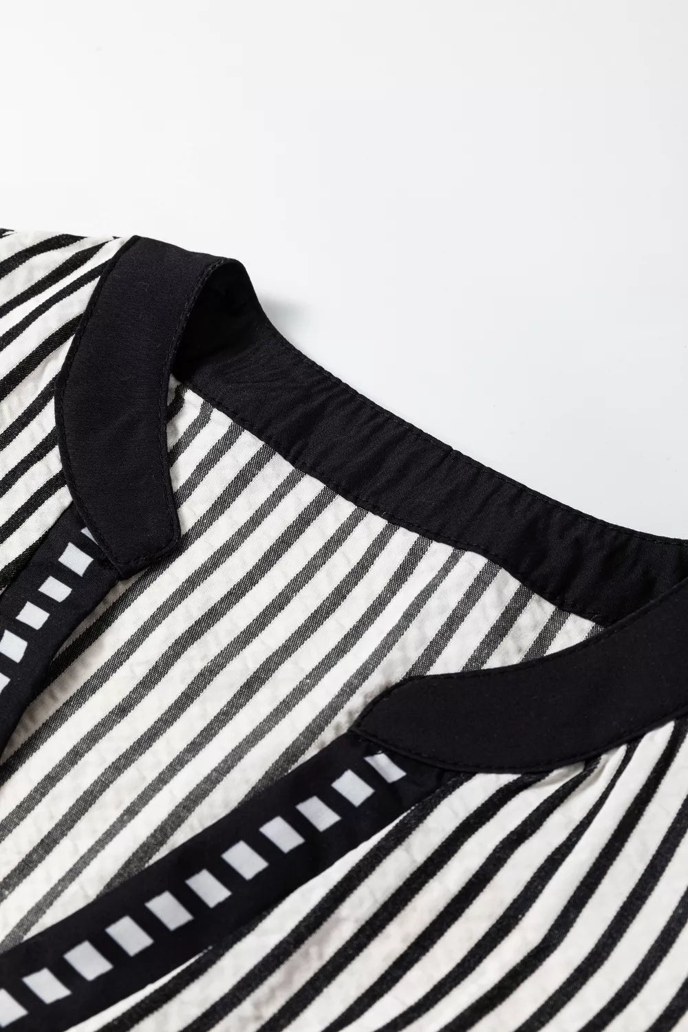 Striped Ruffle Sleeve Tiered Midi Dress