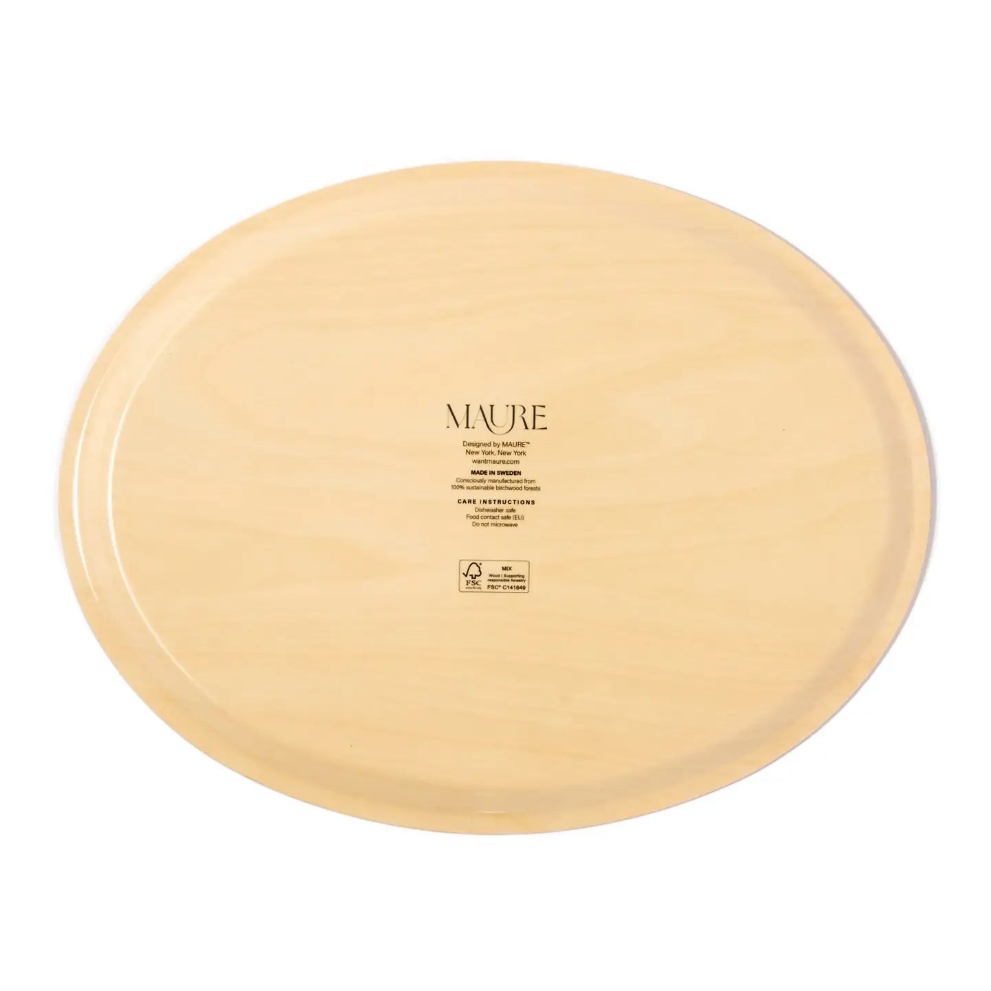 Dandelions Birchwood Decorative Tray - Oval