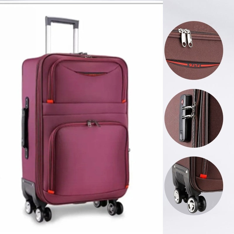 Four-wheel Rolling Suitcase Oxford Fabric Trolley Case