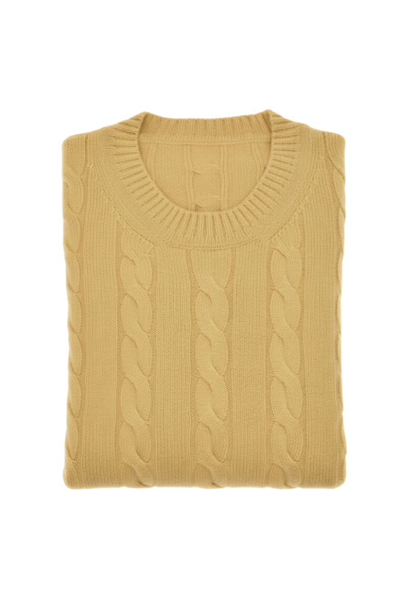 Manrico Cashmere Cable Knit Sweater