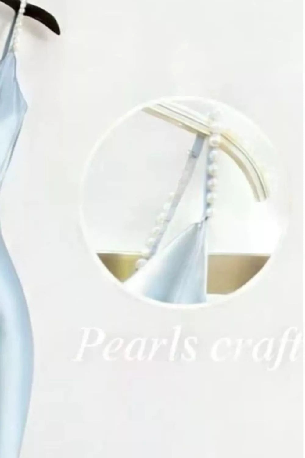 Pearl Strap Cowl Neck Satin Maxi Dress