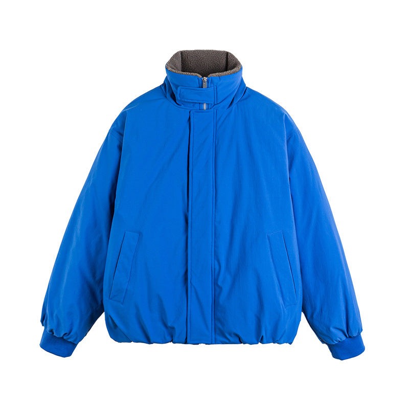 Premium Sheepskin Collar Winter Jacket