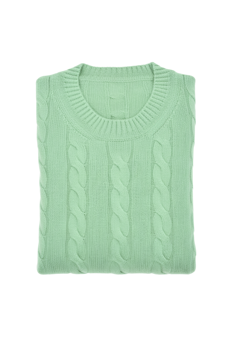 Manrico Cashmere Cable Knit Sweater