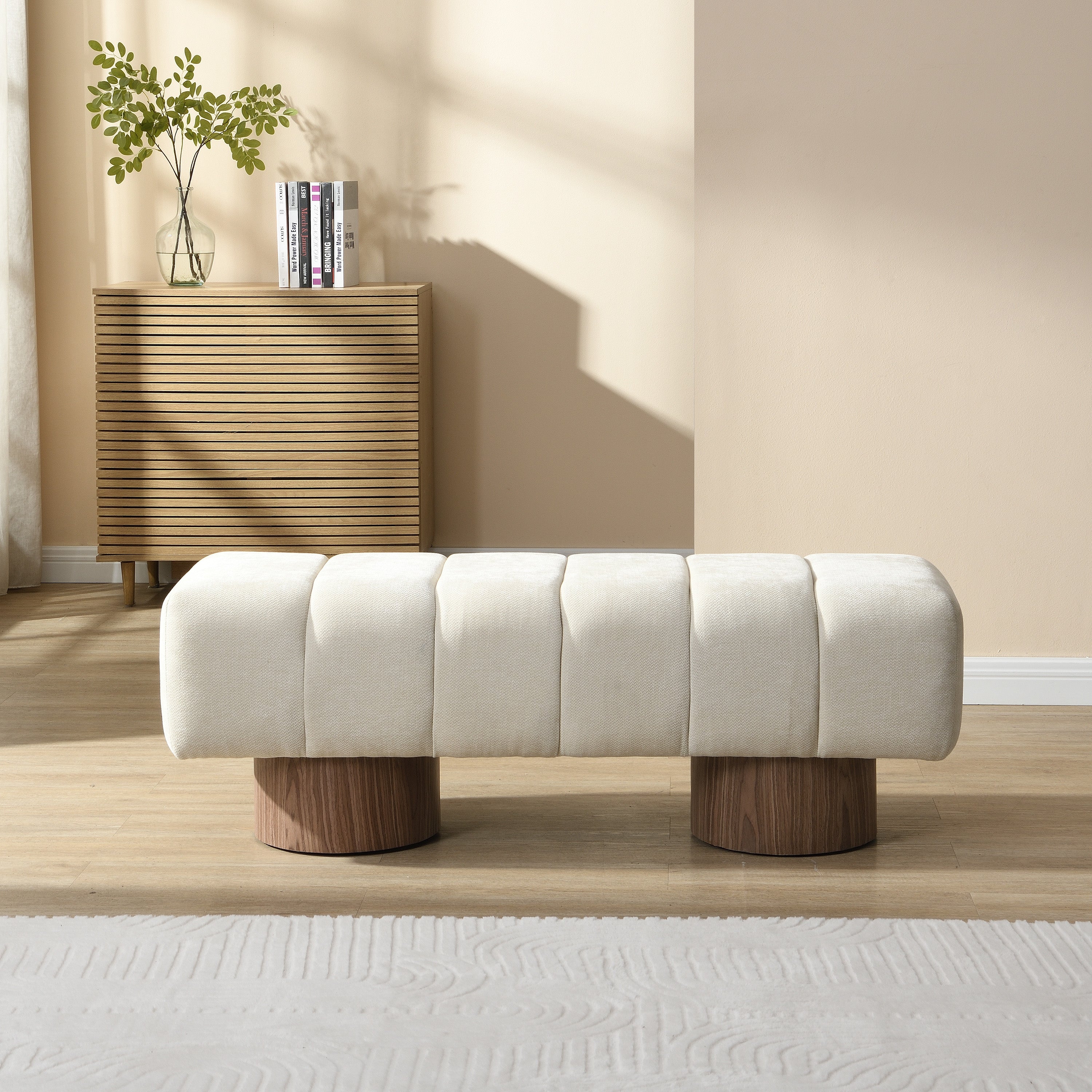 Upholstered Dining Bench for Dining Room and Entryway
