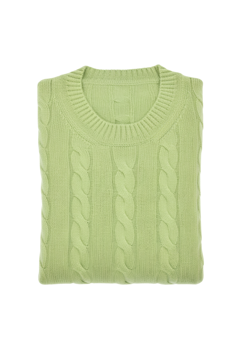Manrico Cashmere Cable Knit Sweater