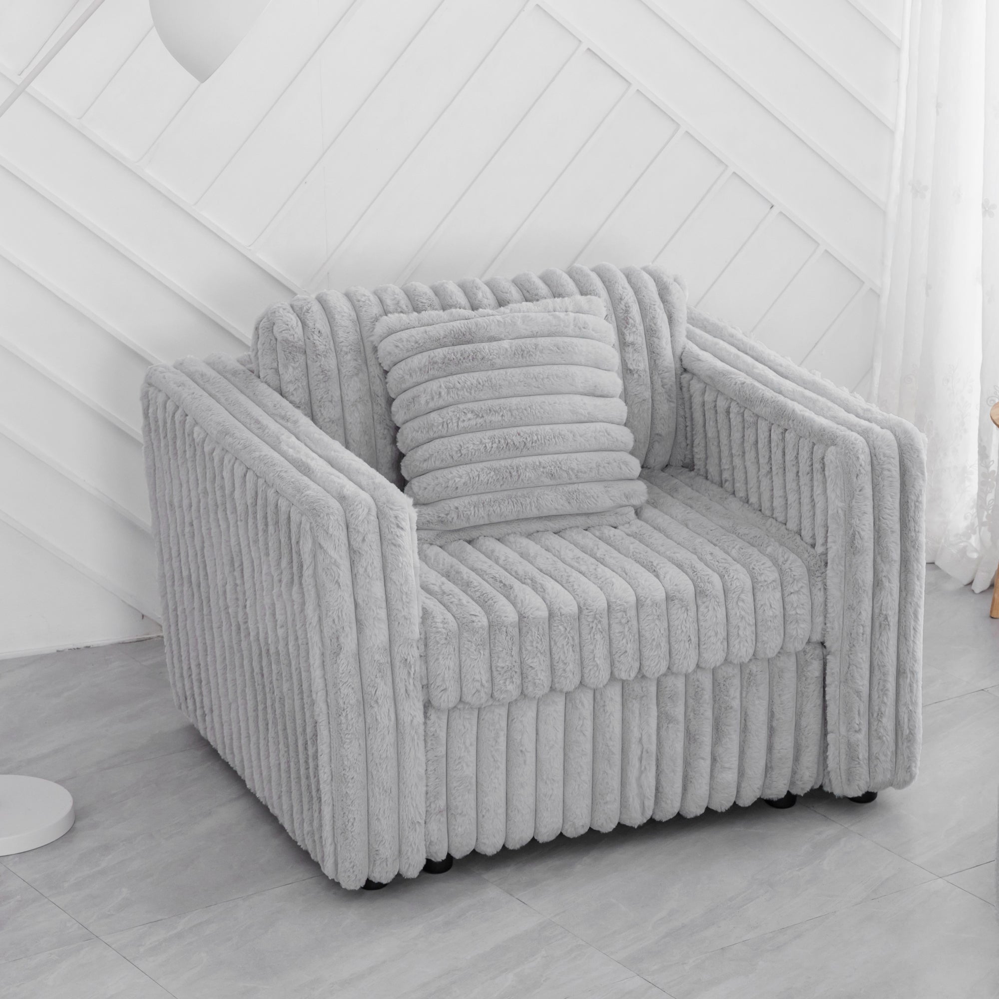 75.6" Soft Modular 2-Person Sofa with Hydraulic Lift