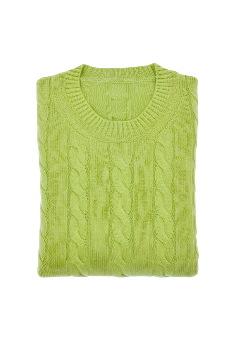 Manrico Cashmere Cable Knit Sweater