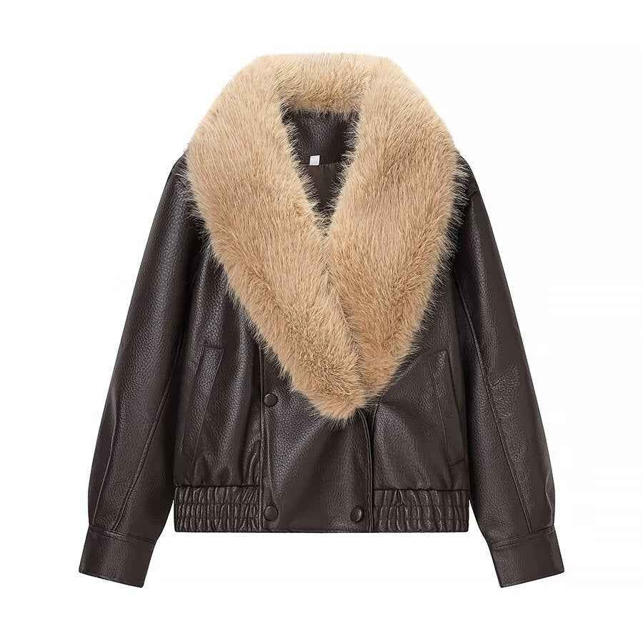 Detachable leather jacket