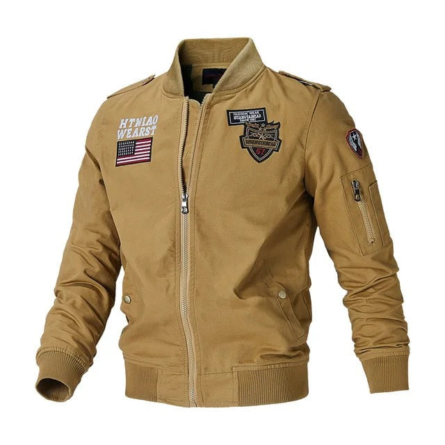 Men’s Bomber Jackets Air Jaquetas Coats Slim Fit Jackets Casual Coats Good Quality Male Cotton Stand Collar Outerwear Coats 4XL