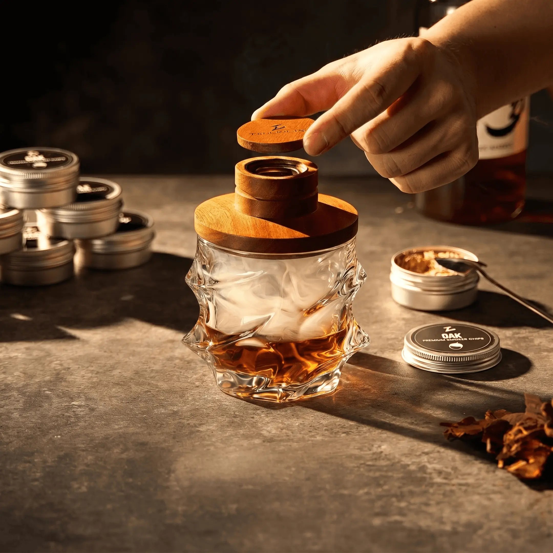 Tsuki Smoker Kit For Whisky & Cocktail (Storm Bundle)